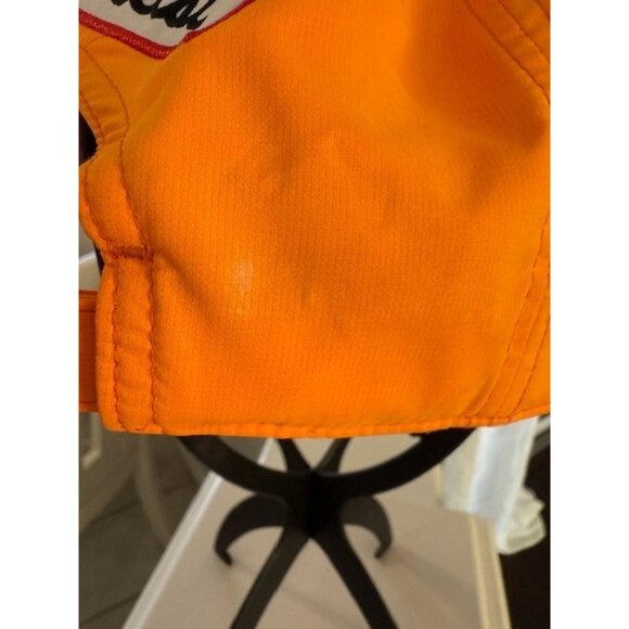 Titleist Pro V1 Golf Hat Neon Orange Adjustable Strapback Cap FJ Footjoy Nylon - Picture 8 of 10